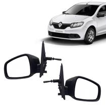 Par Retrovisor Novo Sandero Logan 2015/2022 Controle S/Seta Par Retrovisor Novo Sandero Logan 2015/2022 Controle S/Seta