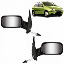 PAR Retrovisor Palio Siena Weekend 96 97 98 99 2000 com Controle 4 PORTAS