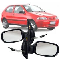 Par Retrovisor Palio Strada Fire 2 Portas 2001 2002 2003 com controle manual.