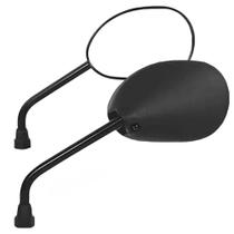 Par Retrovisor Pop 100 Biz 125 Bros 150 Preto 9mm GVS