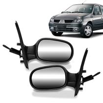 Par Retrovisor Renault Clio II 2/4 portas c/ controle