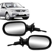 Par Retrovisor Renault Logan 2006/2008 com controle Par Retrovisor Renault Logan 2006/2008 com controle