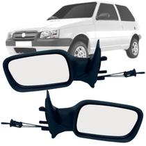 Par Retrovisor Uno Fire 2001 02 03 04 2 Portas Com Controle