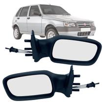 Par Retrovisor Uno Fire 2001 02 03 04 4 Portas Com Controle