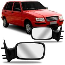 Par Retrovisor Uno Fire 4 Portas 2001 02 a 2004 Sem Controle