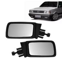 Par Retrovisor Voyage Saveiro Quadrado 1987 1994 c/ controle Par Retrovisor Voyage Saveiro Quadrado 1987 1994 c/ controle