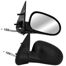 Par Retrovisor VW Gol 95 a 99 2 Portas Preto Com Controle CarolCar