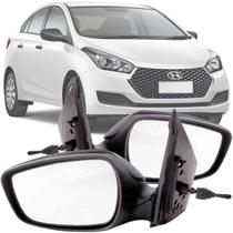 Par Retrovisores Hyundai HB20 2012 2013 2014 2015 2016 Preto com Regulagem Manual Par Retrovisores Hyundai HB20 2012 2013 2014 2015 2016 Preto com Regulagem Manual