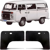 Par Revestimento da Porta Perua Kombi 98/13 Preta com Furo