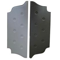 Par Revestimento Rodapé Fusca Cinza