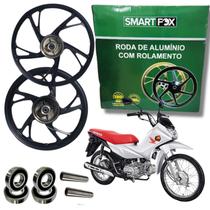 Par Roda 5 Palito Pé Galinha Pop100 Pop110i Freio Tambor Liga Leve