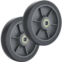 Par Roda 6 Polegada 614 Pvc Termoplástica Rolamento Duplo 160Kg