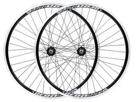Par Roda Aro 26 Flay Freio a Disco e V-Brake 36F Cubo Rosca