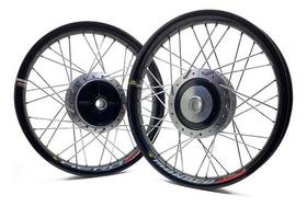 Par Roda Aro Monaco Cubo Diamantado Cg Titan 150 04/13 Ks Es