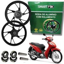 Par Roda Biz 125 110 100 Pé Galinha Liga Leve Freio Tambor