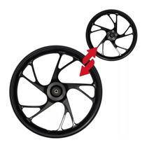 Par Roda Liga Leve Rolamento Titan 160 Fan 160 Preto A Disco Lona Alumínio
