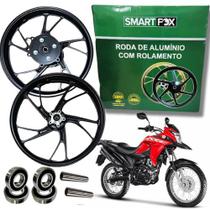 Par Roda Pé Galinha Nxr Bros 160 Esd Freio Disco Liga Leve