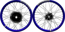 Par Roda Three Heads Azul Solid Titan Fan 150 Esd Diamantado Par Roda Three Heads Azul Solid Titan Fan 150 Esd Diamantado