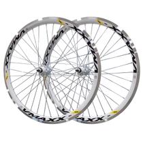 Par Roda Vmaxx Aro 26 Freio V-brek Raio Grosso Rolamento DH Montadinha -