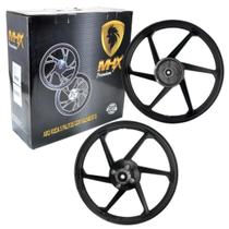 Par Rodas de Liga Leve 6 Palitos Fan 125 KS/ES Cargo 125 KS/ES Par Rodas de Liga Leve 6 Palitos Fan 125 KS/ES Cargo 125 KS/ES