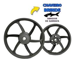 Par Rodas De Liga Leve Pop 100cc (2017) Tambor Fabreck +b.c