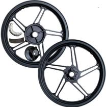 Par Rodas Liga Leve Disco Honda Cg 125 Titan 2000 Á 2008 5p Fabreck fabricação Nacional