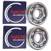 Par rolamentos nachi do virabrequim pop 100/biz 100 6304 Par rolamentos nachi do virabrequim pop 100/biz 100 6304