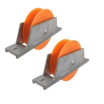 Par roldana portao 70mm em "u" 1/2 cana alumifix kit 02pçs Par roldana portao 70mm em "u" 1/2 cana alumifix kit 02pçs