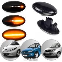 Par Seta Pisca Dinâmica Peugeot 206 207 307 Citroen C3 Lâmpada Led sinal repetidor para-lama dianteiro completo com lente acessórios novo alerta Par Seta Pisca Dinâmica Peugeot 206 207 307 Citroen C3 Lâmpada Led sinal repetidor para-lama dianteiro completo com lente acessórios novo alerta