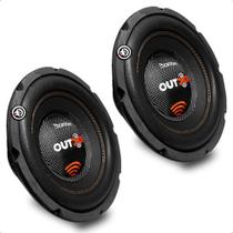 Par Som Automotivo Alto falante Subwoofer Bomber 10 Polegadas Outdoor 600w Rms 4 Ohms