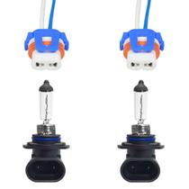 Par Soquetes para Lampada HB4 9006 com Par de Lâmpadas Halogenas 12V 51W 4300K Par Soquetes para Lampada HB4 9006 com Par de Lâmpadas Halogenas 12V 51W 4300K