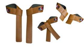Par Strap Fita De Couro Natural Carbonfit Exercício Funcional Gancho