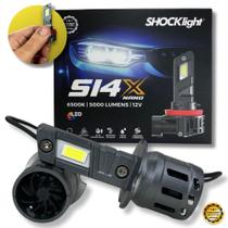 Par Super Led Farol Auto Baixo 6500k S14x Nano H3