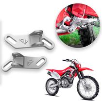 Par Suporte De Pedaleira Elevado Crf 250f Inox Anker