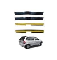 Par suporte do vidro da porta corsa g1 com borracha