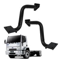 Par Suporte Estribo Ford Cargo 2422 Lado Direito Esquerdo