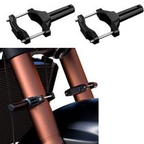 Par Suporte Farol Auxiliar Moto Bengalas Universal Par Suporte Farol Auxiliar Moto Bengalas Universal