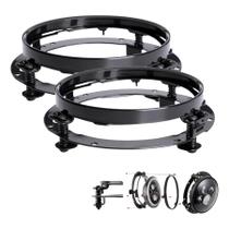 Par Suporte Farol Led 7pol Jeep Fusca Opala Kombi Troller