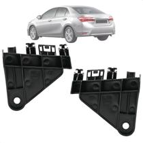 Par Suporte Guia Lanterna Parachoque Traseiro Corolla 2015 16 17 2018 2019