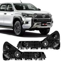 Par Suporte Guia Parachoque Hilux 21 22 2023 2024 Dianteiro