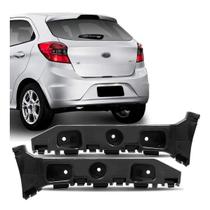 Par Suporte Guia Parachoque Traseiro Ka Hatch 2014 2015 2016 2017 2018 2019 2020 2021