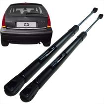 Par suporte haste pneumático amortecedor porta mala tampa traseira c3 2003/2012 mod:5861 Par suporte haste pneumático amortecedor porta mala tampa traseira c3 2003/2012 mod:5861