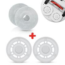 Par Suporte + Par Pano mop para Robô Xiaomi X10+ S10+ X20+ S20+ Plus