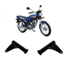 Par Suporte Para Farol CG Today Titan 125 Até 1999 Lado Esquerdo / Direito Preto