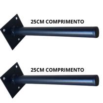 Par Suportes Expositores De Anilhas e Barras Fixo Em Parede -Completo com Kit de instalação