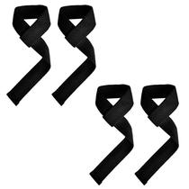 Par Tala Straps Profissional 100% Algodão Exercício Funcional Musculação Alta Resistência Hand Grip