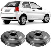 Par Tambor Freio Fiat Palio 96 a 2014 Traseiro Sem Cubo Hipper Freios