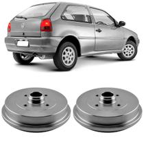 Par Tambor Freio Gol G2 94 a 2003 Traseiro Com Cubo Hipper Freios