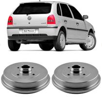 Par Tambor Freio Gol G2 G3 99 a 2005 Traseiro Com Cubo Hipper Freios
