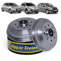 Par Tambor Freio Traseiro HF733 C3 206 207 208 Com Cubo